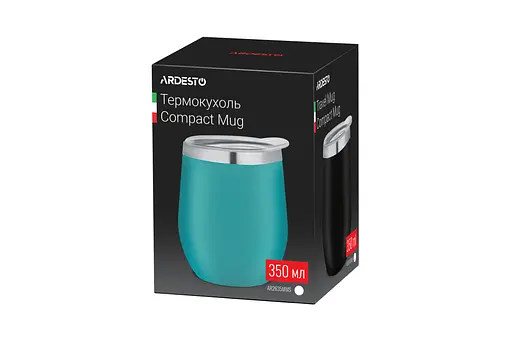 Термокружка Ardesto Compact Mug 350 мл синий - фото 7