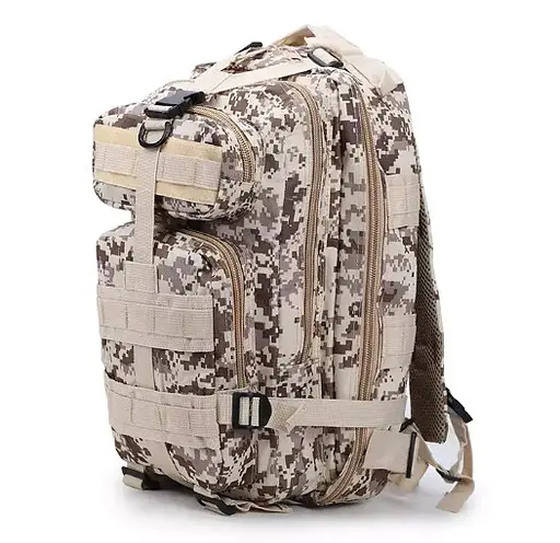 Тактический рюкзак 28 л + система Molle + такань Oxford (Пиксель) - фото 7