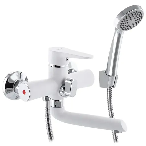 Змішувач для ванни Zerix PUD3 146 white ZX2910 Білий матовий - фото 1