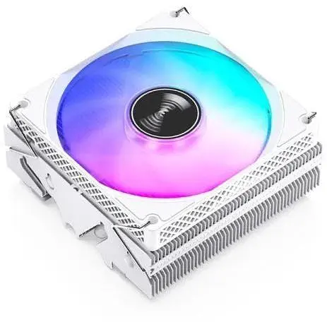 Кулер для процесора Jonsbo HX4170D білий алюміній/мідь 1x92 мм RGB PWM для Intel 115x/1200/1700 AMD AMx/FMx - фото 1