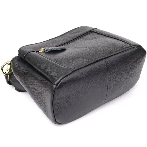 Классическая кожаная сумка для женщин Vintage с тремя отделениями 22.5х16.5х11.5 см sum0027625 - фото 6