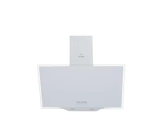 Вытяжка декоративная наклонная Perfelli DN 6272 D 700 WH LED - фото 2