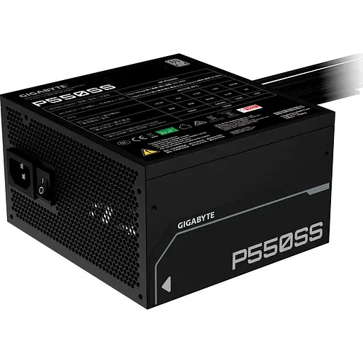 Блок живлення Gigabyte P550SS 550W Black (GP-P550SS) - фото 1