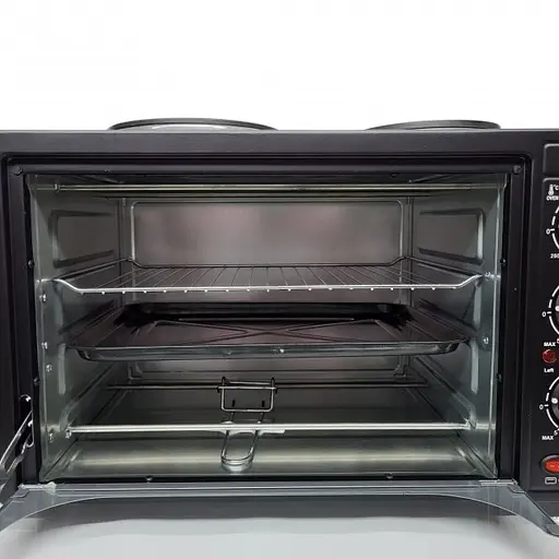 Духовка VOV VEOHP-30L с 2 конфорками 30 л нержавеющая сталь. - фото 2
