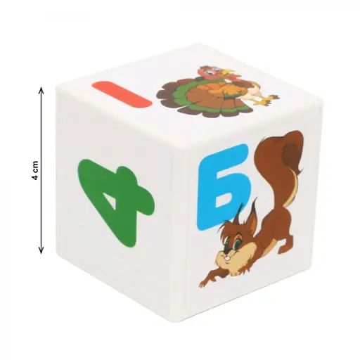 Дитячий розвиваючий набір кубиків "Абетка + Арифметика" ТехноК 2728TXK 24 кубики - фото 5
