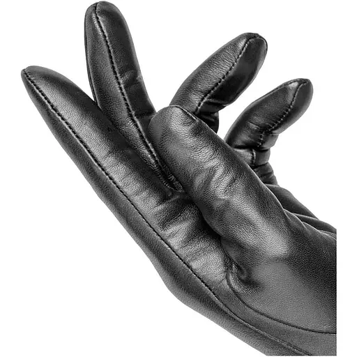 Рукавички шкіряні жіночі Xiaomi QIMIAN Black size XL STW701C [34417] - фото 4