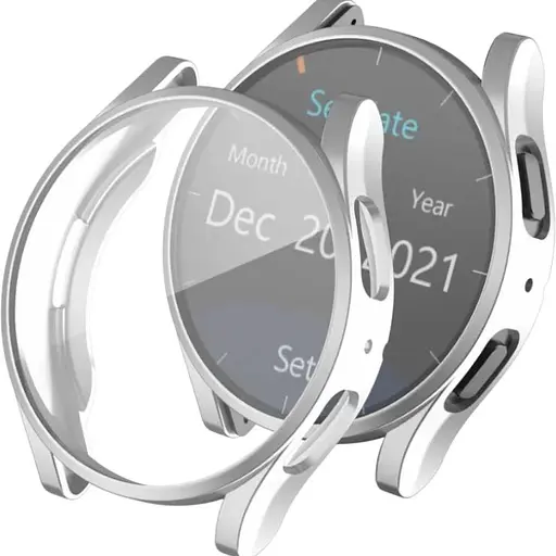 Чехол-накладка DK Silicone Face Case для Samsung Galaxy Watch5 (R910 / R915) 44mm (015081) (silver)