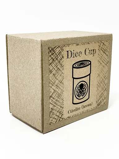 Настольная игра Планета Ігор Чаша для кубиков Ктулху (коричневая) (Dice cup Cthulhu brown) (pi-dc002) - фото 9
