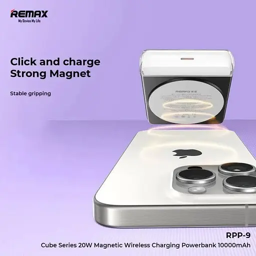 Power Bank Remax RPP-9 Magnetic 10000 mAh - фото 5