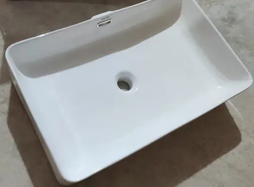 Умивальник накладний Mixxus Premium Quadro-0209 600x370x140 мм з переливом MP6522, Білий - фото 5