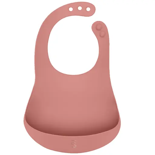 Нагрудник силиконовый Suavinex Colour Essence розовый (402975)