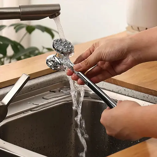 Молоток металевий двосторонній для відбивання м'яса з антиковзною ручкою 22 см, Kitchen Master 86816 - фото 8