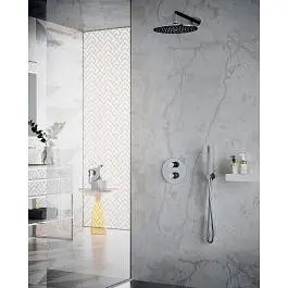 Термостат для душа на 3 потребителя Paffoni Light chrome LIQ019CR, Хром - фото 3