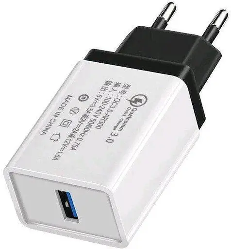 Адаптер швидке зарядне Quick Charge 3.0 AR60 - фото 1