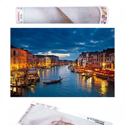 Набір алмазної мозаїки (вишивки) Cornix Art 40 x 30 см AY42 - фото 1