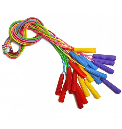 Скакалка резиновая, S0022, 2 м (в ассортименте) - фото 2