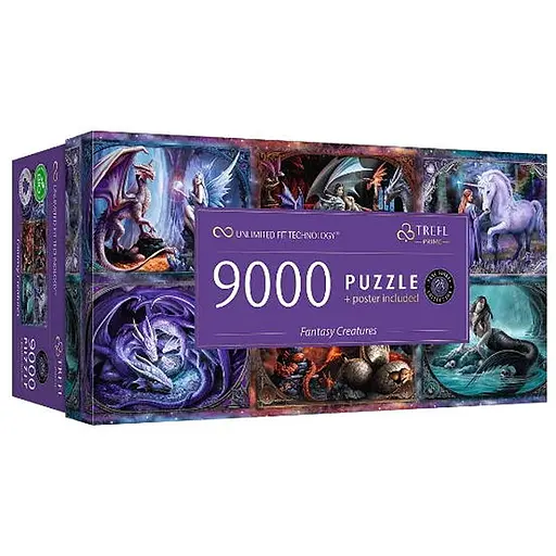 Пазл Trefl Бесконечная коллекция: Фэнтези существа 9000 эл. (81034) - фото 1