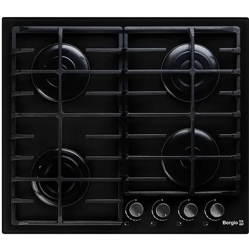Варочная поверхность газовая Borgio 6190-17 (Black Glass) FFD