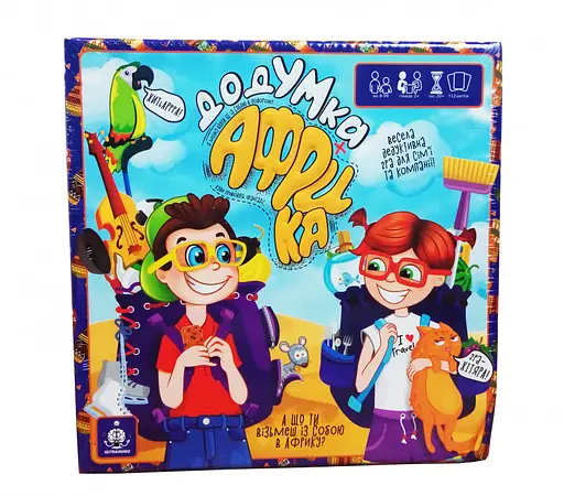 Настільна карткова гра "ДодУМка АФРИКА" GDV-Afr-01 укр. мовою