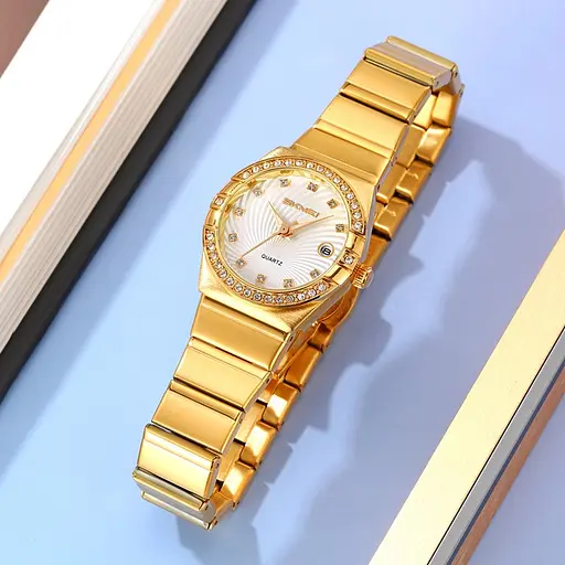 Наручний годинник жіночий 2342GD Gold Skmei acs0030005 - фото 4