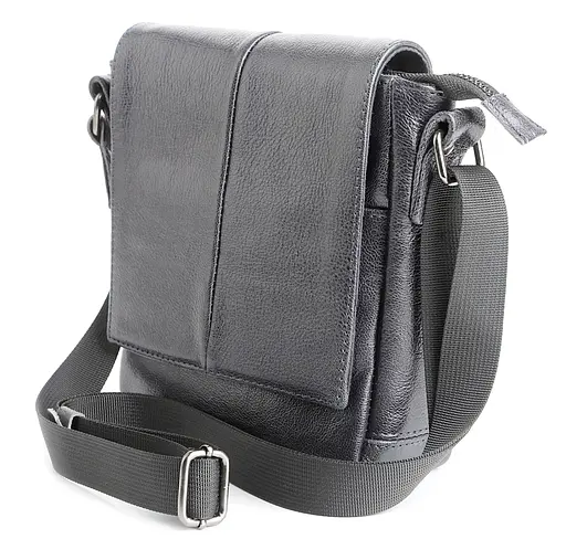 Чоловіча шкіряна сумка SHVIGEL 18х18х6 см sum0026530 - фото 1