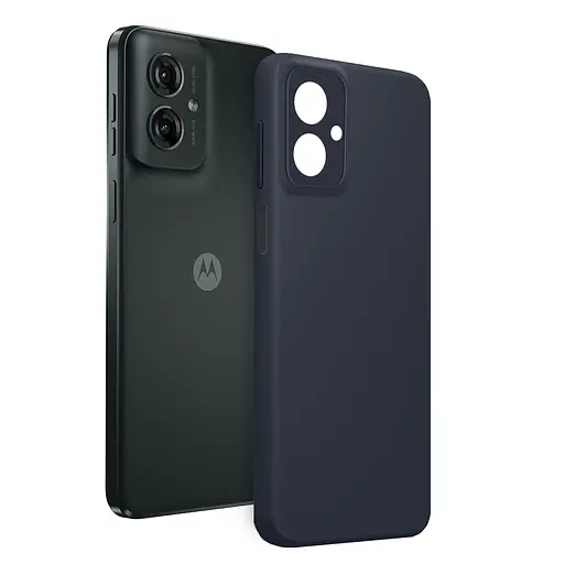 Чехол Make Motorola G55 Silicone Forest Grey - фото 4