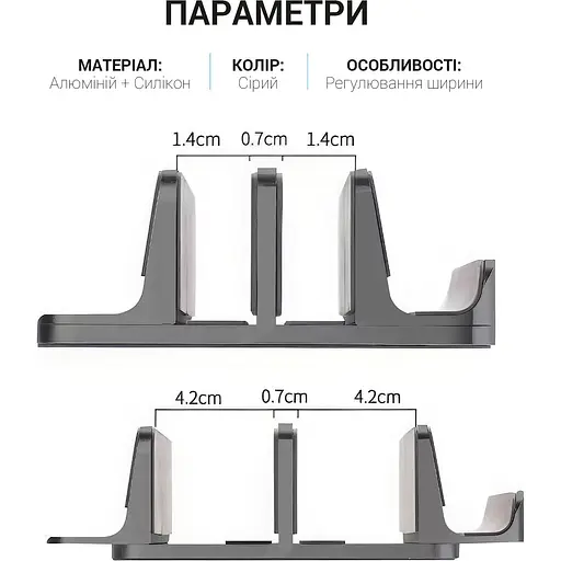Подставка для ноутбука OfficePro LS730G Grey [144421] - фото 10