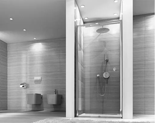 Душевые двери Rea Wiktor REA-K0548, прозрачный, хром - фото 3