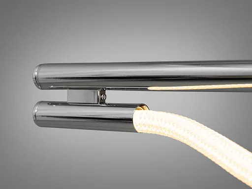 Сучасна підвісна світлодіодна люстра шланг, 15Вт, срібна люстра - фото 4