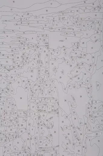 Набор для росписи "Свидание на краю земли" 40*50 см, IDEA2-GX47136, ТМ "99IDEAS" - фото 7