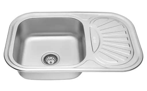 Кухонная мойка Kroner KRP Dekor - 7549 (0,8 мм) (CV022781) - фото 3
