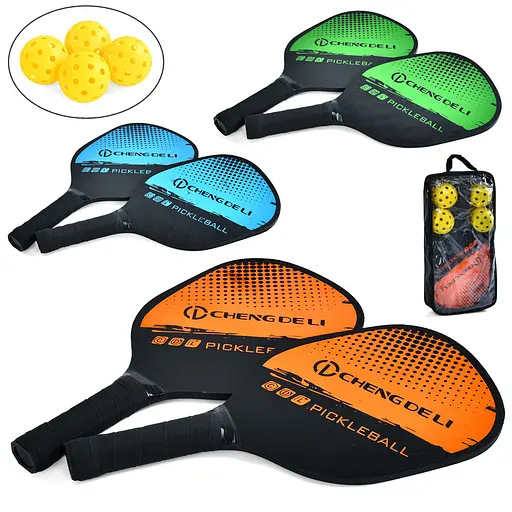 Набір для піклболу, у чохлі, 2 дитячі ракетки, 4 м’ячі, MR1507 (В асортименті) - фото 6