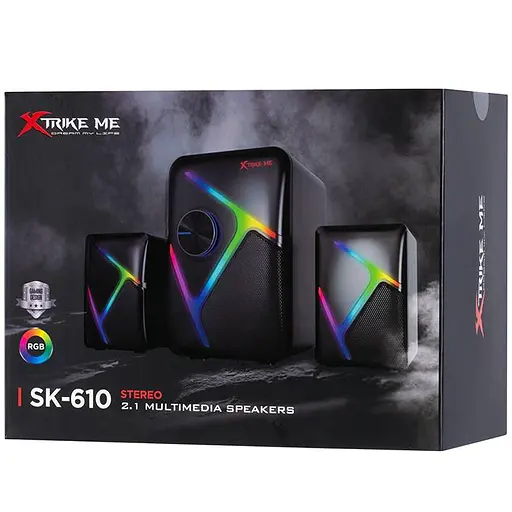 Акустическая система 2.1 Xtrike Me SK-610 11 Вт LED USB - фото 4