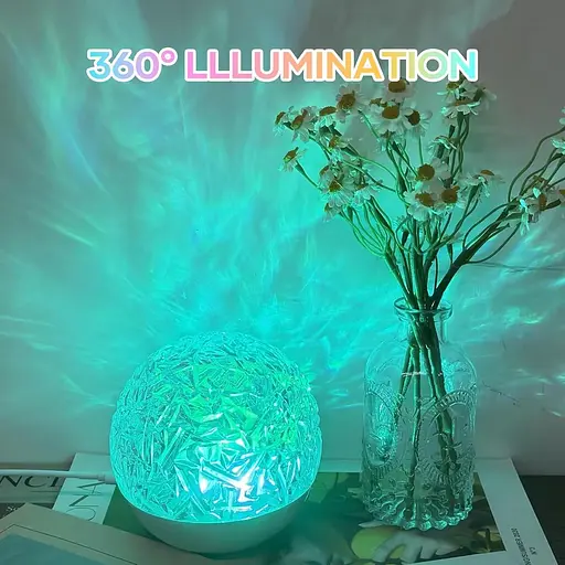 Світлодіодний проектор галактики Fokky Ocean Wave Sensory Light 16 кольорів з дистанційним керуванням - фото 4