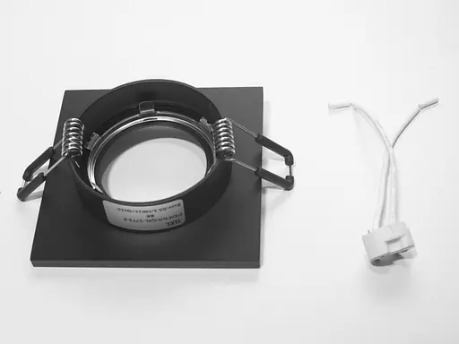 Елегантний, довершений, квадратний точковий світильник серія "Аluminium", ч - фото 3