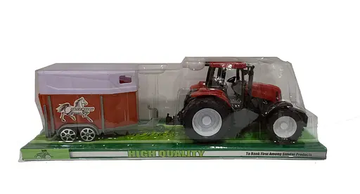 Трактор с прицепом 4066-6066-8066-9066 инерция, в слюде (6968223110989) Вид 1 - фото 1