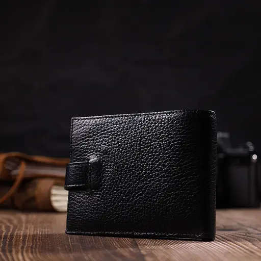 Кожаный мужской кошелек Bond 12.5х9х2.5 см acs0026910 - фото 8