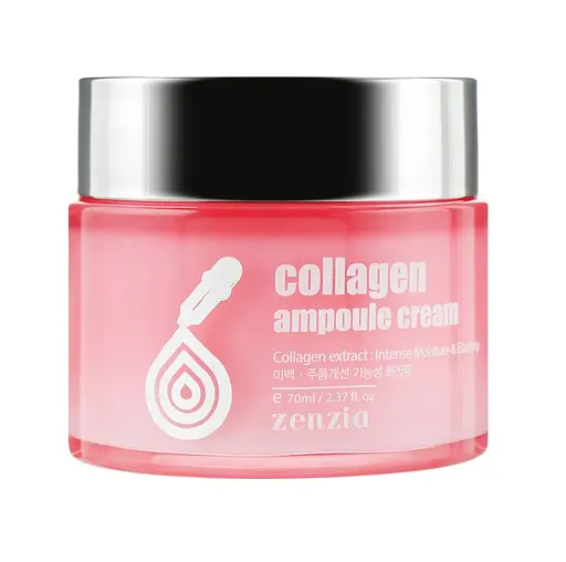 Крем для лица Коллаген COLLAGEN Ampoule Cream Zenzia 70 мл - фото 1