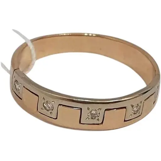 Золотое обручальное кольцо Гаразд с бриллиантами. 3021077 17 18,5