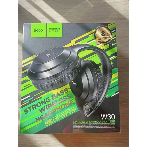 Беспроводные наушники Hoco W30 Fun Move Wireless Headphones 8 часов - фото 4