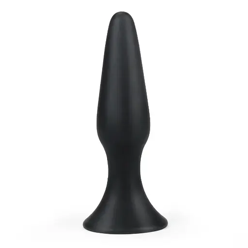 Анальна пробка LoveToy Lure Me Butt Plug Slim 11.5 см (чорний)