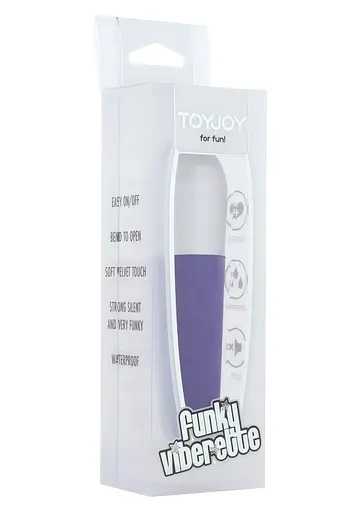 Вібратор для клітора Toy Joy Funky Viberette 10.5 см фіолетовий - фото 2