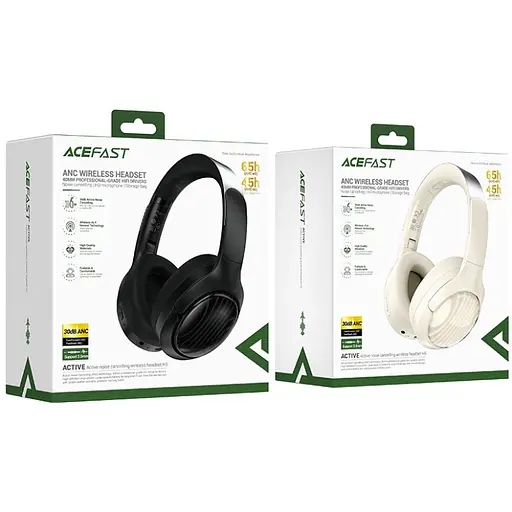 Гарнітура Acefast H5 ANC, Bluetooth, Black - фото 5