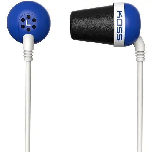 Наушники In-Ear The Plug Noise Isolating, 3,5 мм mini-jack, голубые Koss teh0024858 - фото 1