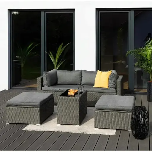 Комплект садових меблів Di Volio Alzano сірий - фото 2