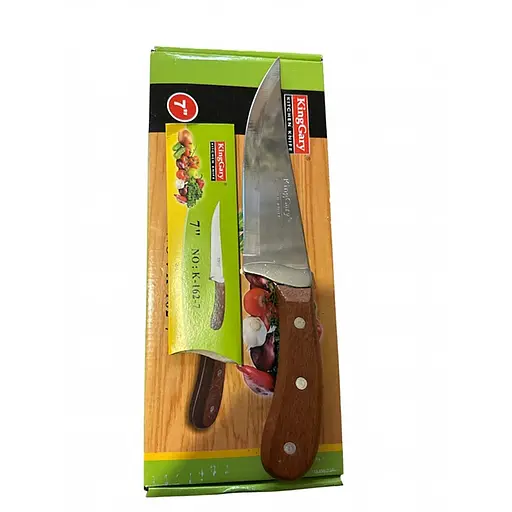 Нож кухонный универсальный с деревянной ручкой 30 см King Gary 88256 - фото 3