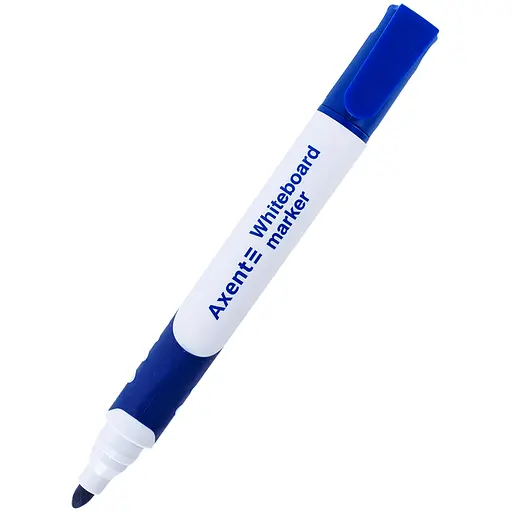 Набор маркеров Axent Whiteboard Comfort Grip 2552-A круглый 2 мм 12 шт. синий (2552-02-A)