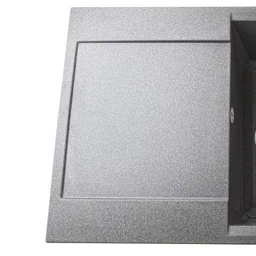 Гранітна мийка Mira KONIA сірий 790х500 мм для кухні стійка до подряпин безпечна для продуктів - фото 5