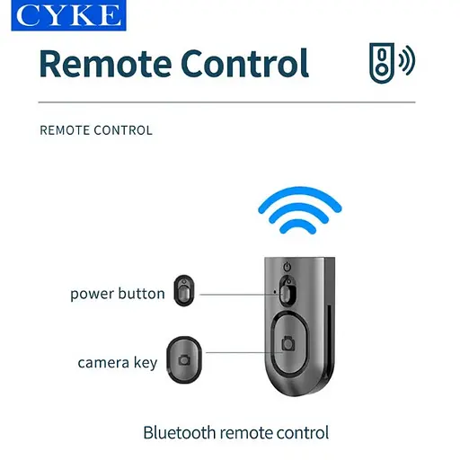 Селфи палка/трипод/штатив 1.55 м с пультом 360° вертикальная/горизонтальная запись - фото 4
