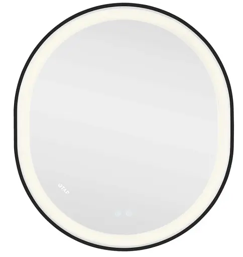Дзеркало Qtap Gemini (GE1) овальне з LED-підсвічуванням Touch QT2578R8072B - фото 4